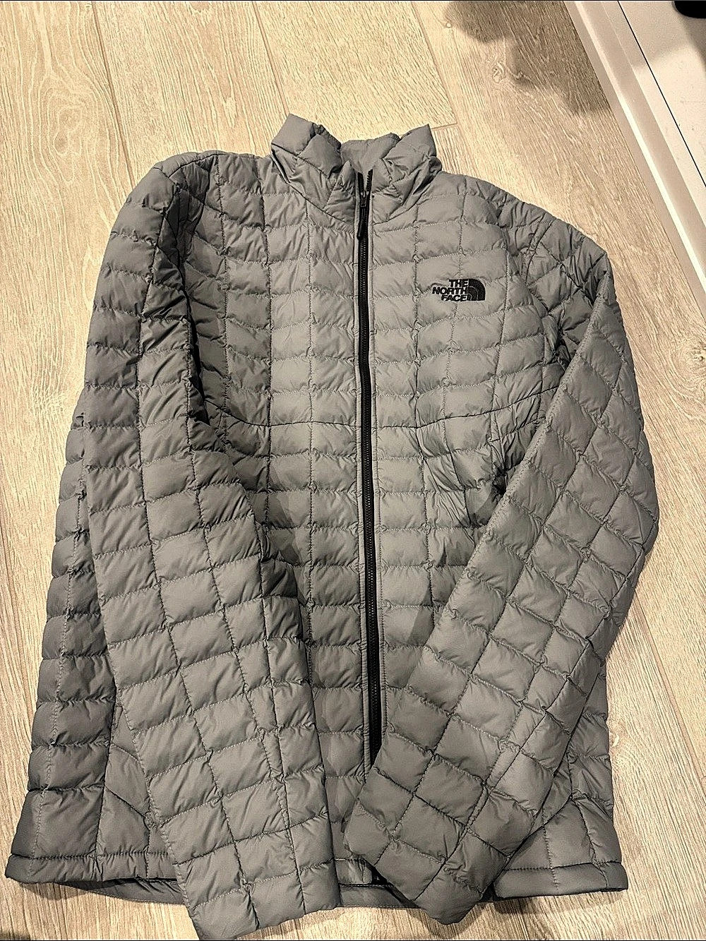 The North Face Men's ThermoBall Jacket Gray Puffer